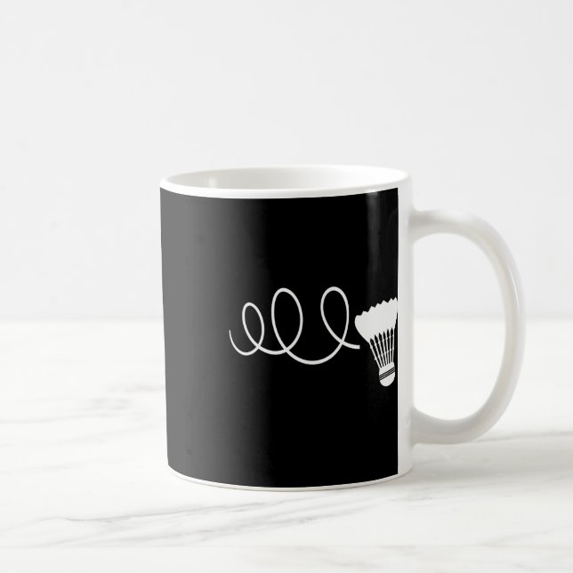 Taza De Café Funny Dminton Player T Camisetas Shuttle Tee (Derecha)