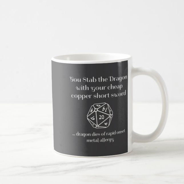 Taza De Café Funny Dnd Gift For Role Playing Games Rpg  (Derecha)