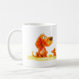 Taza De Café Funny Dog and Mouse