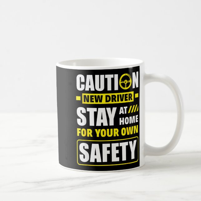Taza De Café Funny Driver's License New Driver  (Derecha)