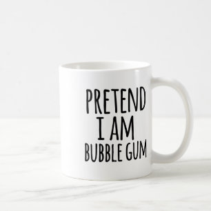 Taza De Café Funny Easy Lazy Halloween Pretende Que Soy Gum De