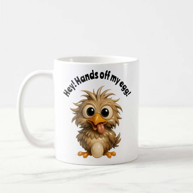 Taza De Café Funny Egg Defender  (Izquierda)