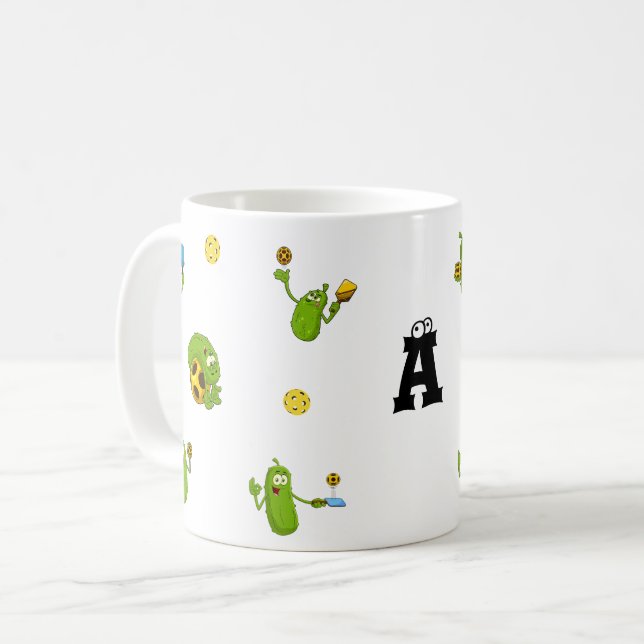 Taza De Café Funny el nombre personalizado del jugador de pelot (Anverso izquierdo)