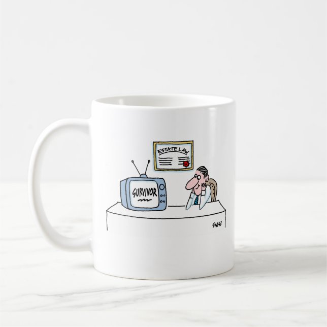 Taza De Café Funny Estate Law Probate Personalizado abogado Fun (Izquierda)