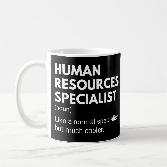 Taza De Café Funny experto en recursos humanos dijo (Izquierda)