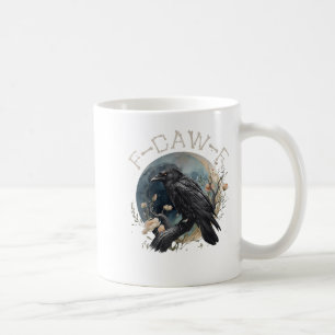 Taza De Café Funny F-caw-f Black Crow Fcawf Black Crow