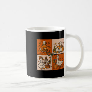 Taza De Café Funny Fall Autumn Pumpkin Latte Goose Lover Pumpki
