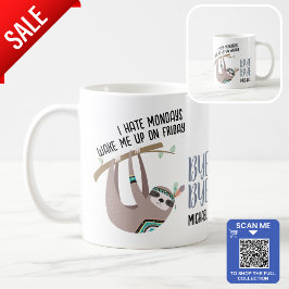Taza De Café FUNNY Farewell COLLEAGUE Mug - Odiar los lunes