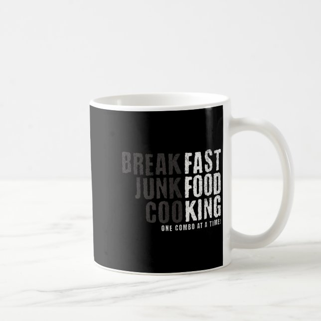Taza De Café Funny Fast Food Lovers Gift For Foodie Fans And Ad (Derecha)