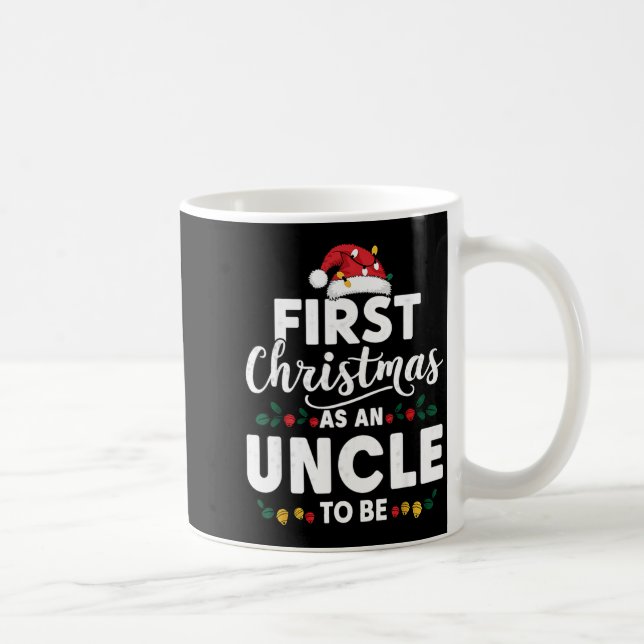 Taza De Café Funny First Christmas As An Uncle To Be New Uncle  (Derecha)