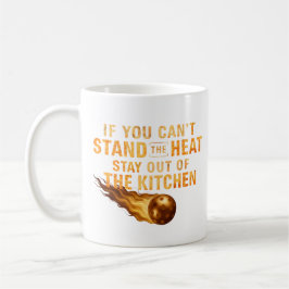 Taza De Café Funny Flaming Pickleball Kitchen Graphic Dink Life