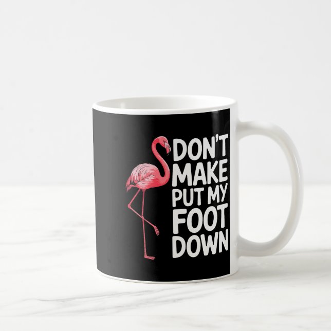 Taza De Café Funny Flamingo Design For Men Women Kids Bird Nk F (Derecha)