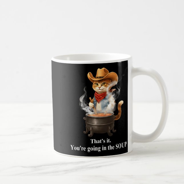 Taza De Café Funny Frog Witch Meme That's It You're Going In Th (Derecha)