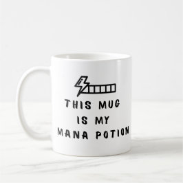 Taza De Café Funny Gamer Coffee Mug This Mug Is My Mana Potion 