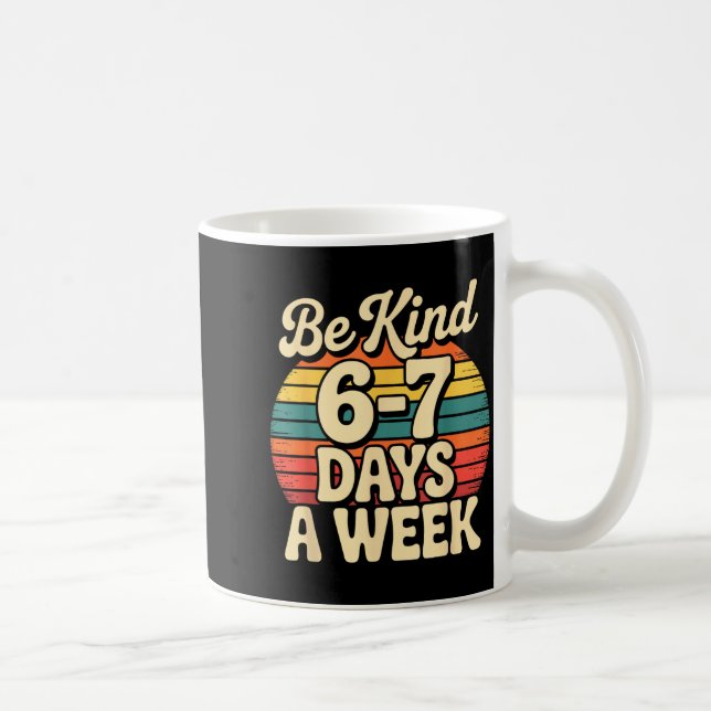 Taza De Café Funny Gen Alpha Meme Slang 67 Six Seven  (Derecha)