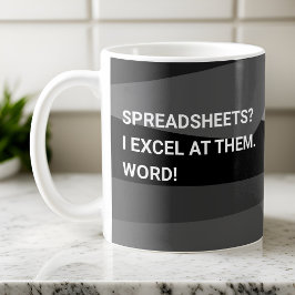 Taza De Café Funny Geometric Spreadsheet Coffee Mug