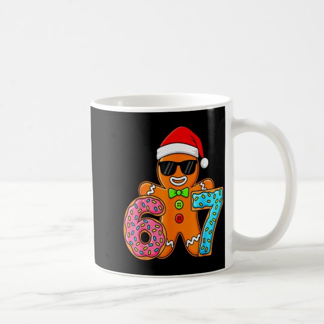 Taza De Café Funny Gingerbread Six Seven 67 Ice Cream Drip Chri (Derecha)