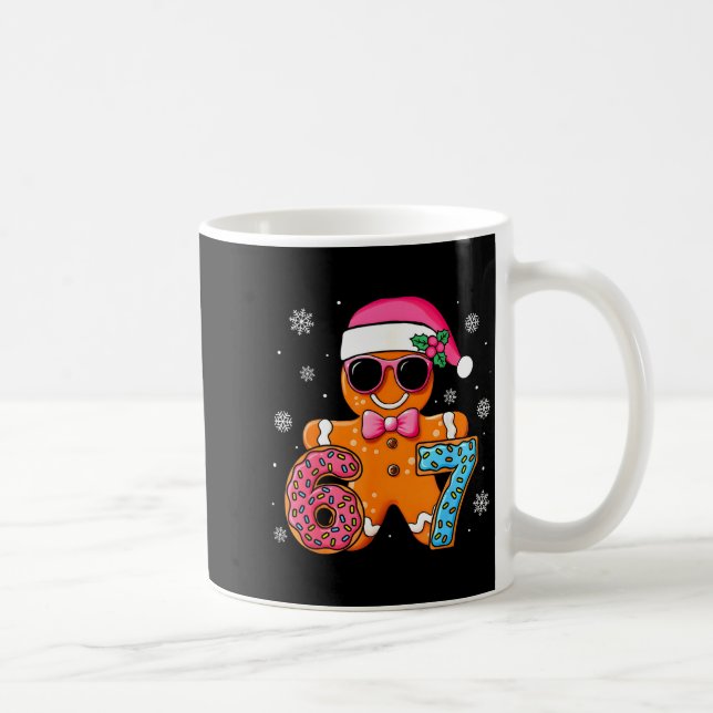 Taza De Café Funny Gingerbread Six Seven 67 Ice Cream Drip Chri (Derecha)