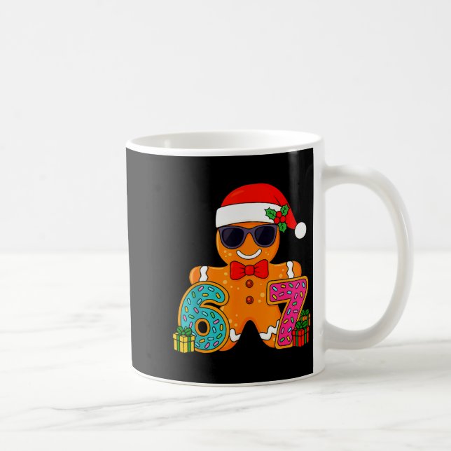 Taza De Café Funny Gingerbread Six Seven 67 Ice Cream Drip Chri (Derecha)