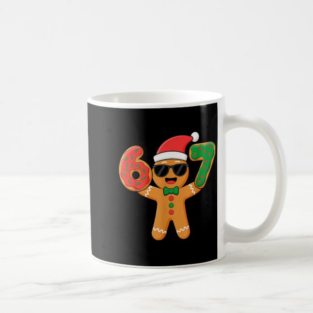 Taza De Café Funny Gingerbread Six Seven 67 Ice Cream Drip Chri (Derecha)