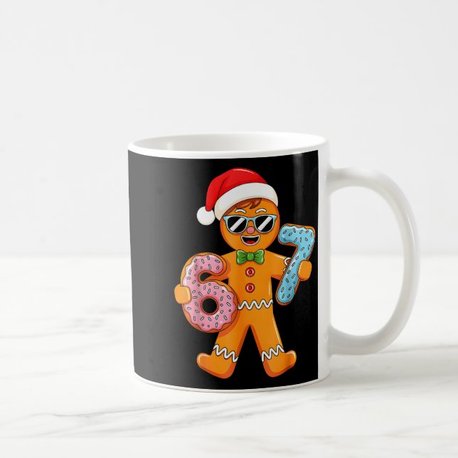 Taza De Café Funny Gingerbread Six Seven 67 Ice Cream Drip Chri (Derecha)