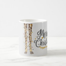 Taza De Café Funny Giraffe Legs Navidades