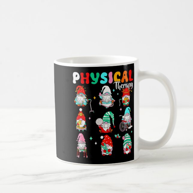 Taza De Café Funny Gnome Physical Therapy Pt Physical Therast C (Derecha)