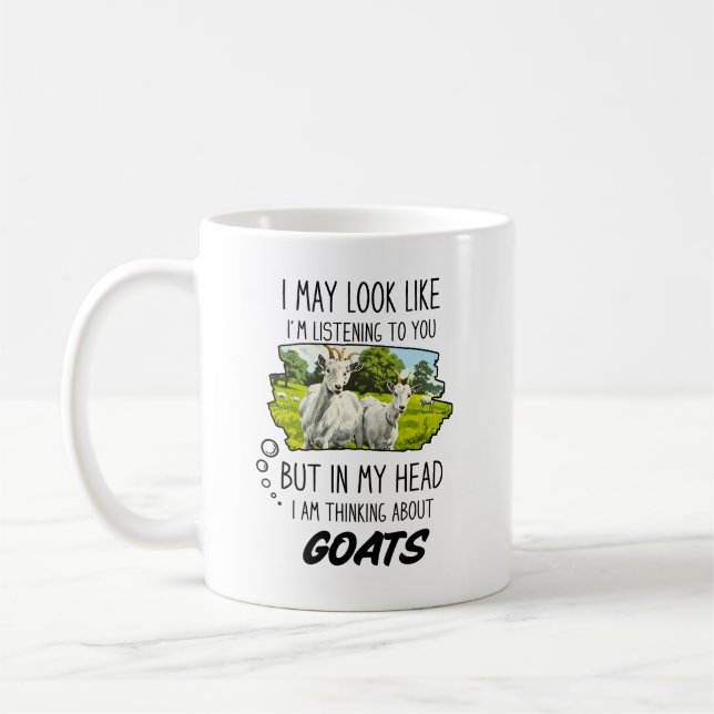 Taza De Café Funny Goats Lover Mug (Izquierda)