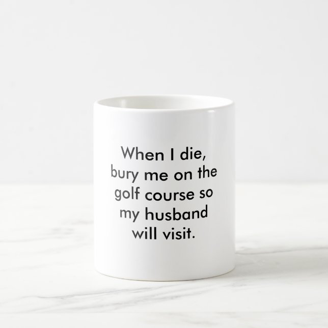 Taza De Café Funny Golf Mug (Centro)