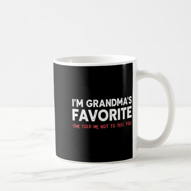 Taza De Café Funny Grandma’s Favorite Granhild I'm Grandma’s Fa (Derecha)