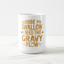 Funny Gravy Flow Thanksgiving Typography Gif