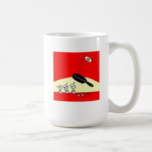 Taza De Café Funny Gymnast Egg Gymnastics Back Flips Desayuno