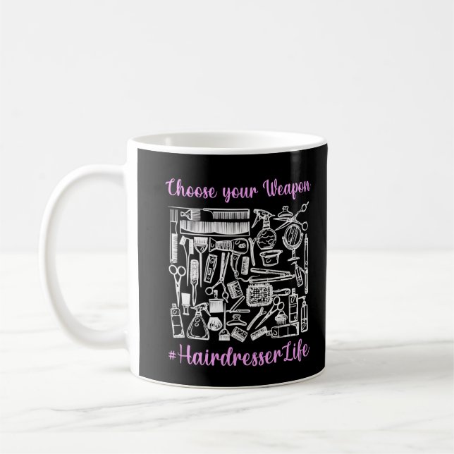 Taza De Café Funny Hairdresser Equipment Hair Stylist (Izquierda)