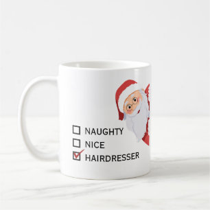 Taza De Café Funny Hairdresser traviesos Navidades simpáticos M