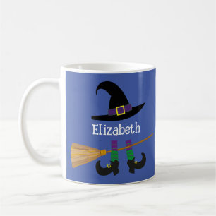Taza De Café Funny Halloween Cute Witch Personalizado