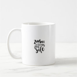 Taza De Café Funny Halloween Zombies Eat Brains Humor Quote Mug