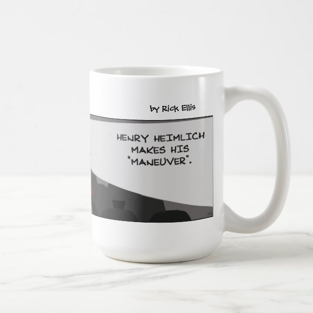 Taza De Café Funny Heimlich Date Manuever (Derecha)