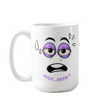 Funny Help Brew Sleepy Face Personalizado