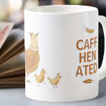 Taza De Café Funny Hen Pun Chicken Coffee Mug<br><div class="desc">¡Haz que alguien gire con su taza de café matutina con esta adorable y divertida jarra de pollo "con gallina de café"! ¡Los agujeros son los mejores,  y este es perfecto para tu amante del pollo,  amigo que bebe café!</div>