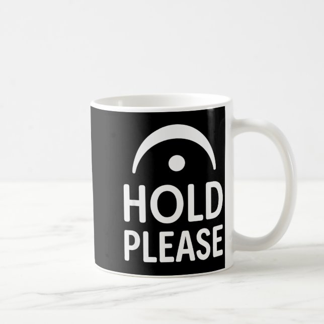 Taza De Café Funny Hold Please Fermata Symbol Music Theory Band (Derecha)