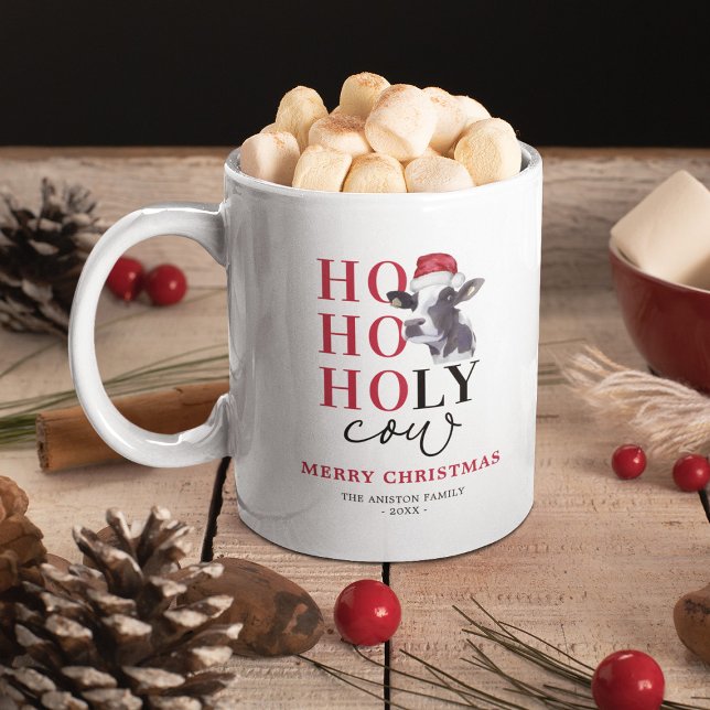 Taza De Café Funny Holy Cow Navidades (Subido por el creador)