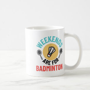 Taza De Café Funny Hombres Camisas Badminton Jugador de Badmint