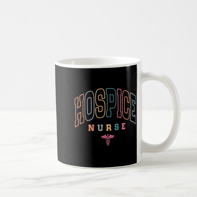 Taza De Café Funny Hospice Nurse Doctor Graduation Medical Nurs (Derecha)