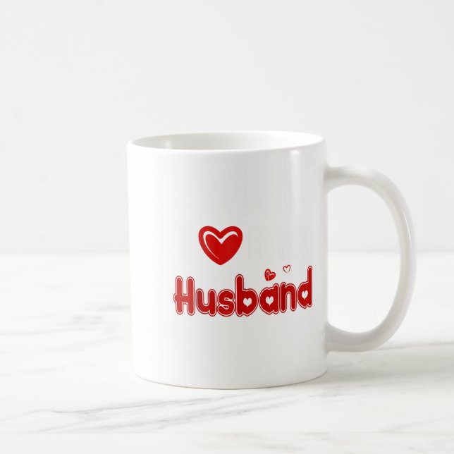 Taza De Café Funny I Love My Husband  (Derecha)