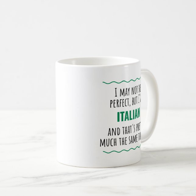 Taza De Café Funny Italian Gift Idea Mug (Anverso derecho)