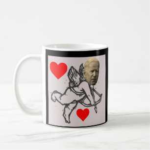 TAZA DE CAFÉ FUNNY JOE BIDEN EL DÍA DE SAN VALENTÍN CUPID COFFE