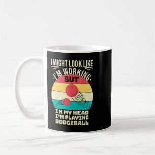 Taza De Café Funny Jugador De Béisbol En Mi Cabeza Im Jugando D