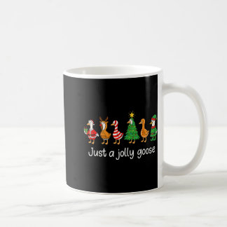 Taza De Café Funny Just A Jolly Goose Funny Christmas For Mens 