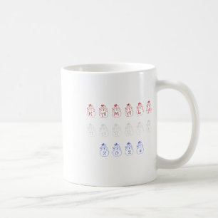 Taza De Café Funny Kamala Harris 2024 Cartas navideñas de Feliz