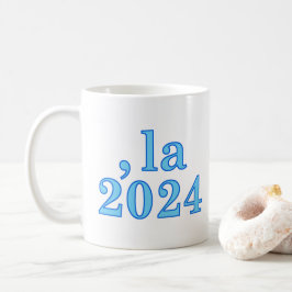 Taza De Café Funny Kamala Harris Comma La 2024
